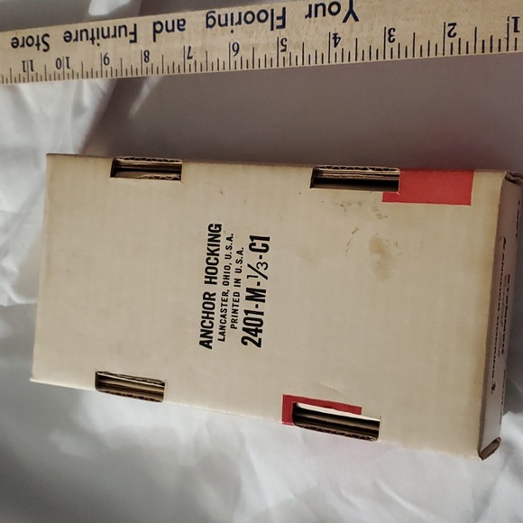 : 4pc VINTAGE 4" la reine stemware cardials anchor hocking Sherry Glasses in box - Picture 5 of 9